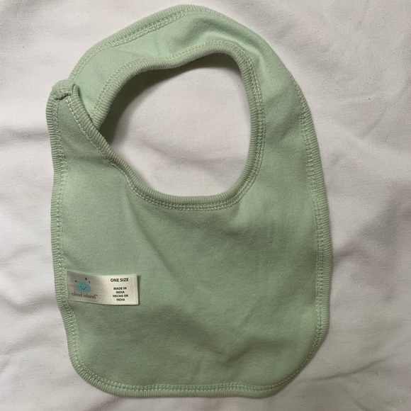 Cloud Island bibs - set of 4. Green and yellow. - Picture 9 of 9
